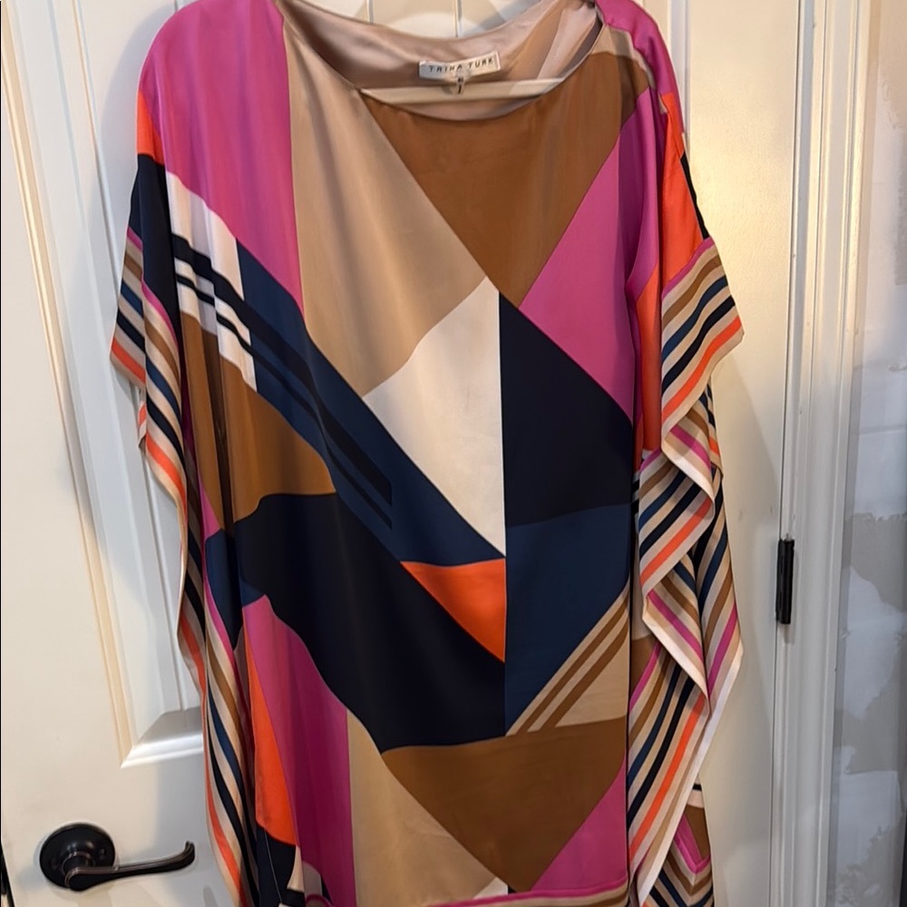 Trina Turk Multicolor Geometric Women's dress